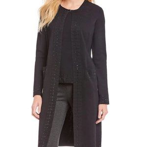 Calvin Klein Embellished Knit Long Cardigan